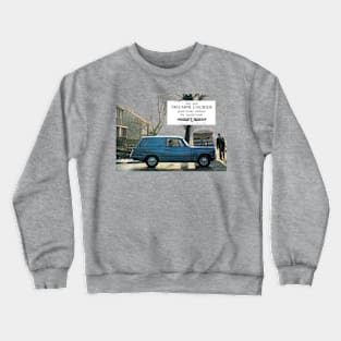 TRIUMPH HERALD COURIER VAN - brochure Crewneck Sweatshirt